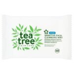 Superdrug Tea Tree Sensitive Wipes 30