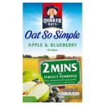 Quaker Oat So Simple Apple Blueberry Porridge 10X36g