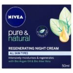 Nivea Visage Pure and Natural All Skin Types Night Cream 50ml - Image 2