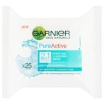 Garnier Pure Active 2-in-1  25 Wipes
