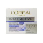 L'Oreal Paris Triple Active 24h Hydration Comforting Night Moisturiser 50ml