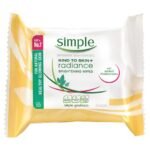 Simple Kind To Skin Radiance Cleansing Face Wipes 25 Pack