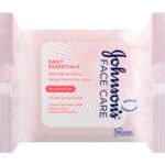 Johnson's Daily Essentials Refreshing Facial Cleansing Wipes Normal Skin 25