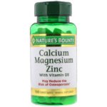 Nature's Bounty Calcium Magnesium Zinc with Vitamin D3 100 Coated Caplets