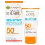 Garnier Ambre Solaire SPF 50+ Sensitive Face & Neck Sun Cream 50ml