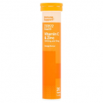 Tesco Effervescent Vitamin C Plus Zinc X 20