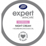 Boots Expert normal night moisturiser + nourishing avocado oil 50ml