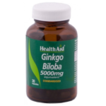 HealthAid Ginkgo Biloba 5000mg Equivalent - 30 Capsules