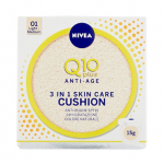 NIVEA Q10 Anti-Ageing BB Cream Cushion Light, 24H Anti-Wrinkle Moisture, 15g