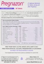 HealthAid Pregnazon 30 Tablets - Image 2