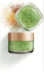 L'Oreal Paris Smooth Sugar Clear Kiwi Face & Lip Scrub 50ml - Image 2