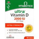 Vitabiotics Ultra Vitamin D 2000 IU 96 Tablets