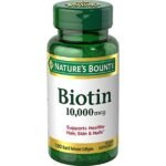 Nature's Bounty Biotin 10000mcg Ultra Strength 120 Softgels