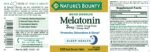 Nature's Bounty Melatonin 3mg 120 Tablets - Image 2