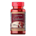 Puritan's Pride Cranberry Fruit Concentrate with C & E 4200mg 100 Tablets