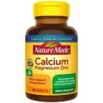 NatureMade Calcium Magnesium and Zinc with Vitamin D3 100 Tablets
