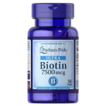 Puritan's Pride Biotin 7500mcg 50 Tablets