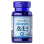 Puritan's Pride Biotin 10000mcg 50 Softgels