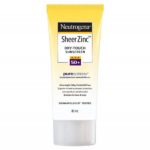 Neutogena Sheer Zinc Dry Touch Sunscreen Spf 50+ (For Sensitive Skin) White 80ml