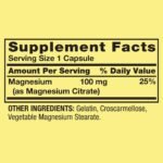 Spring Valley Magnesium Citrate Rapid Release Capsules 100mg 100 Count - Image 4