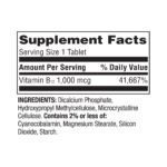 Spring Valley Vitamin B12 Timed Release 1000mcg 60 Tablets - Image 3