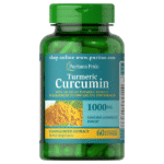 Puritan's Pride Turmeric Curcumin 1000mg W/Bioperine 60 Capsules