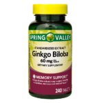 Spring Valley Ginkgo Biloba Extract 60mg 240 Tablets
