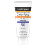 Neutrogena Clear Face Break-Out Free Liquid Lotion Sunscreen Broad Spectrum SPF 50 88ml