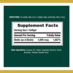 Nature's Bounty Biotin 5000mcg 72 Softgels - Image 2