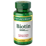 Nature's Bounty Biotin 5000mcg 72 Softgels