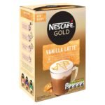 Nescafe Gold Vanilla Latte Instant Coffee 8 Sachets 148g - Image 2