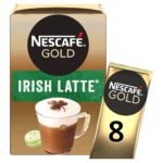 Nescafe Gold Irish Latte Instant Coffee 8 Sachets 176g - Image 2