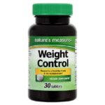 Natures Measure Weight Control With Apple Cider Vinegar Dietary Supplement 30ct