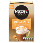 Nescafe Gold Vanilla Latte Instant Coffee 8 Sachets 148g