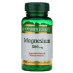 Nature's Bounty Magnesium 500 mg 100 Coated Tablets