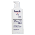 Eucerin Baby Wash and Shampoo Unscented 400ml