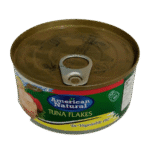 American Natural Tuna Flackes In Vegetable Oil 185g
