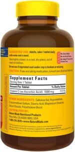 Nature Made Vitamin C 1000mg 300 Tablets - Image 3