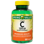 Spring Valley Vitamin C with Rose Hips 1000mg, 100 Tablets