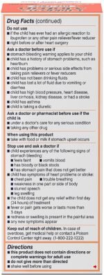 Children's Motrin Oral Suspension Medicine for Kids 100mg 150ml - Image 2