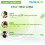Mamaearth argan conditioner with argan & apple cider vinegar for frizz-free and stronger hair 250ml - Image 2