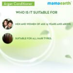 Mamaearth argan conditioner with argan & apple cider vinegar for frizz-free and stronger hair 250ml - Image 3