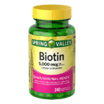 Spring Valley Biotin 5000mcg 240 Softgels