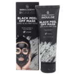 Skin Academy Indulge Zinc & Silver Ions Black Peel Off Mask - 80ml