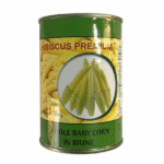 Hibiscus Premium Whole Baby Corn In Brine Can