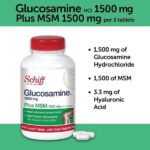 Schiff Glucosamine MSM 1500mg-150 coated tablets - Image 3