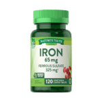 Nature's Truth Iron 65mg Ferrous Sulfate 325mg 120 Tablets