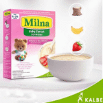 Milna Baby Cereal Banana & Strawberry 6-months-120g