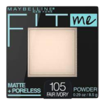Maybelline Fit Me Matte + Poreless Pressed Powder- 105 Fair Ivory