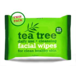 Xpel Tea Tree facial Cleansing Wipes-Twin Pack